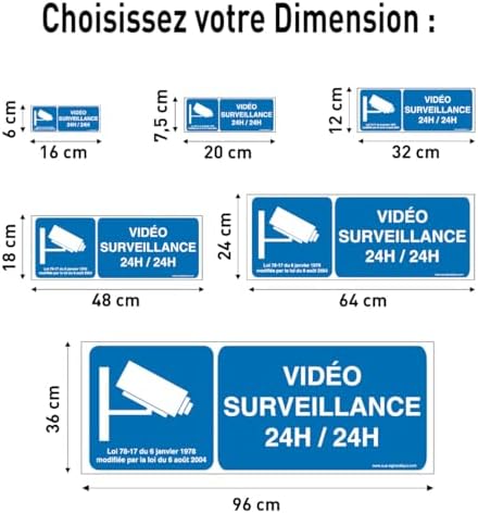 Panneau de signalétique anti-feu rouge AUA 960x360mm, adhésif vinyle - sécurité incendie - visibilité nocturne - grande 